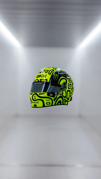 Lando Norris 1:5 SCALE 2024 SEASON MINI HELMET