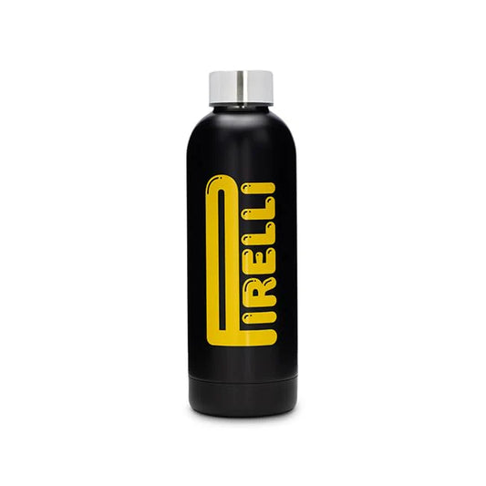 Pirelli Motorsport Official Thermal Water Bottle - Black/Yellow