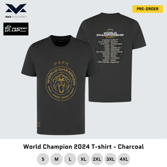 World Champion 2024 T-shirt - Charcoal