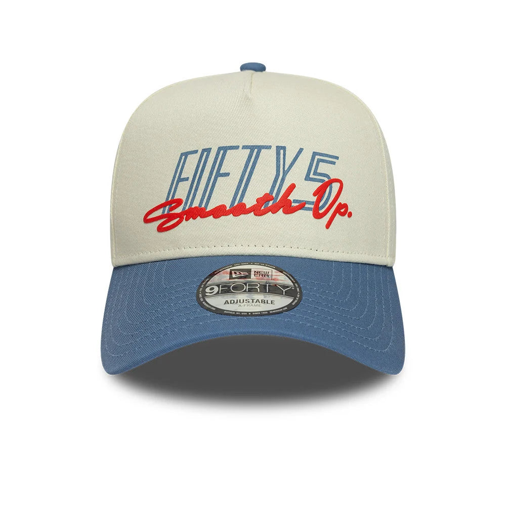 TEAM FIFTY5 Contrast Visor 9Forty Cap A-Frame - Chrome White