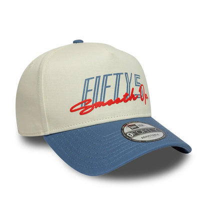 TEAM FIFTY5 Contrast Visor 9Forty Cap A-Frame - Chrome White