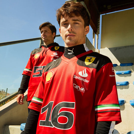 Scuderia Ferrari F1 Men's 2023 Team Football Jersey - Charles Leclerc