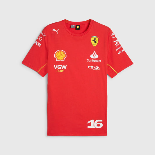 เสื้อยืด PUMA Scuderia Ferrari F1 Charles Leclerc 2024