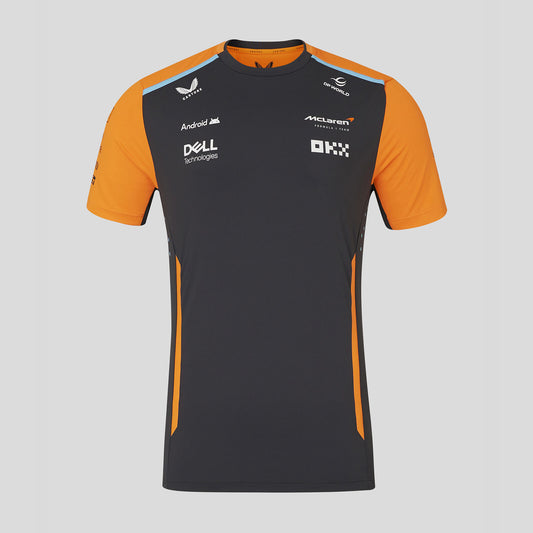 McLaren F1 2024 Men's Team T-Shirt - PHAMTOM/PAPAYA