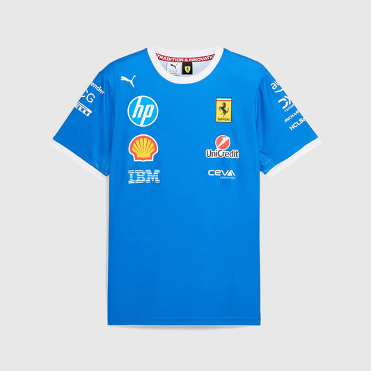Scuderia Ferrari F1 PUMA 2025 Monza GP Team T-shirt