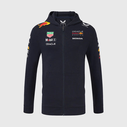 Red Bull Racing F1 2025 Replica Full Zip Hoodie