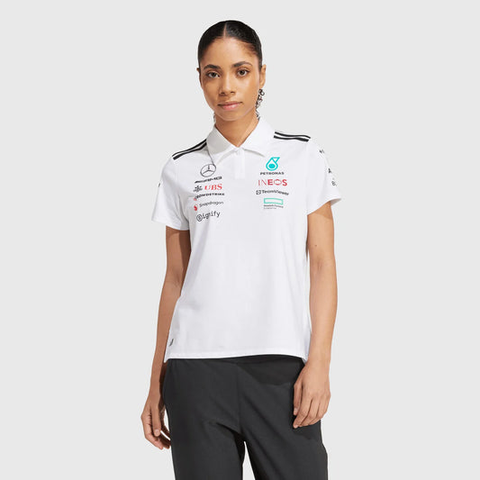 Mercedes-AMG F1 2025 Women's Team Polo - White