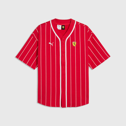 Scuderia Ferrari F1 PUMA Baseball Jersey - Rosso Corsa
