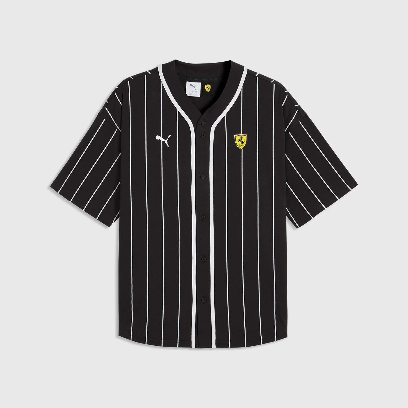 Scuderia Ferrari F1 PUMA Baseball Jersey - Black