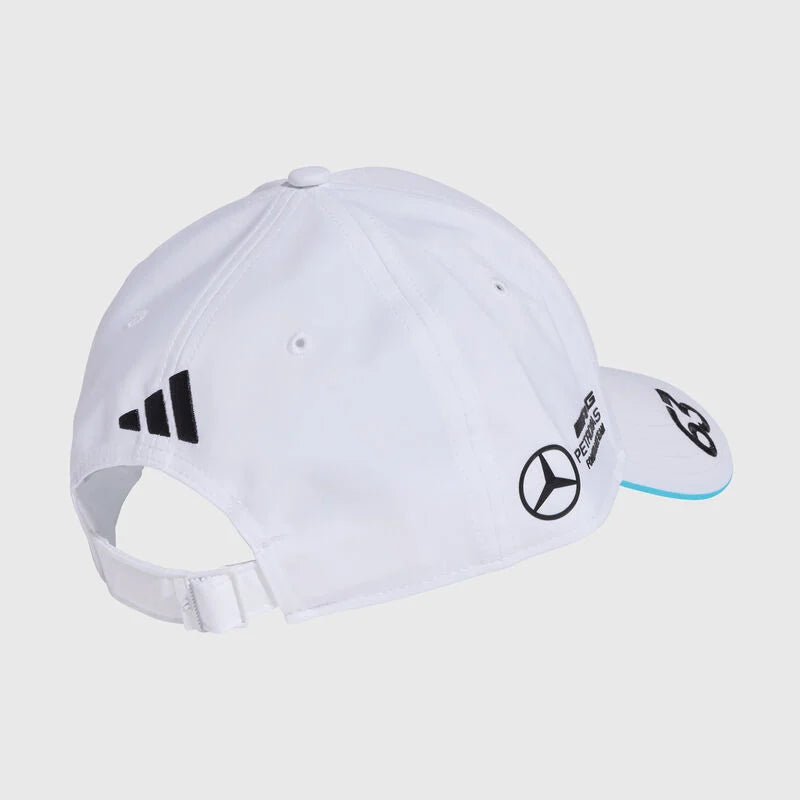 Mercedes-AMG F1 adidas 2025 Team George Russell Driver Cap - White