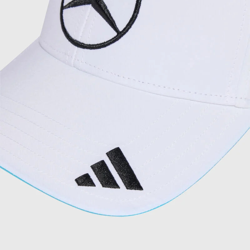 Mercedes-AMG F1 adidas 2025 Team George Russell Driver Cap - White