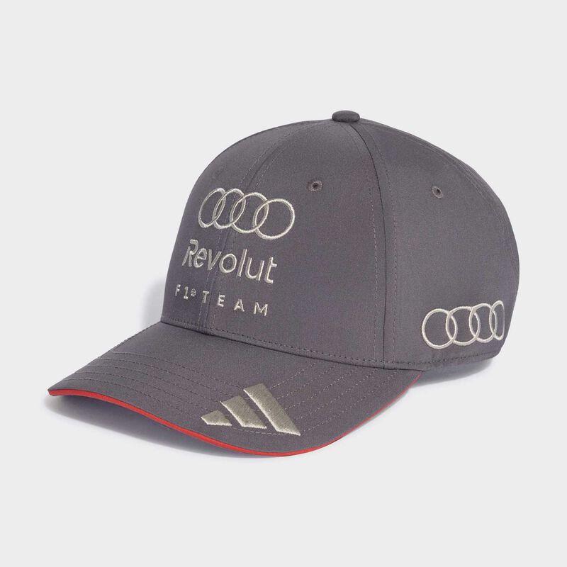 Audi F1 Team adidas 2026 Team Baseball Cap - Grey Strata