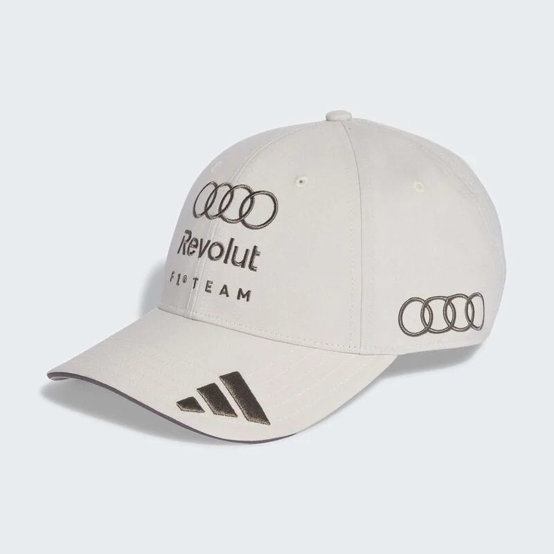 Audi F1 Team adidas 2026 Team Baseball Cap - Chalk Pearl