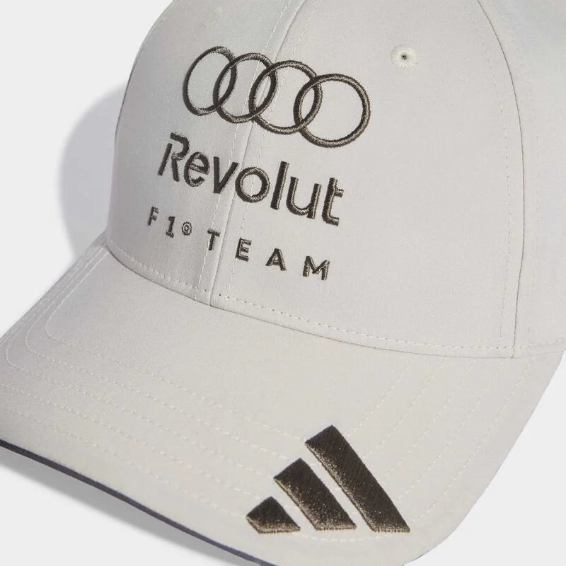 Audi F1 Team adidas 2026 Team Baseball Cap - Chalk Pearl