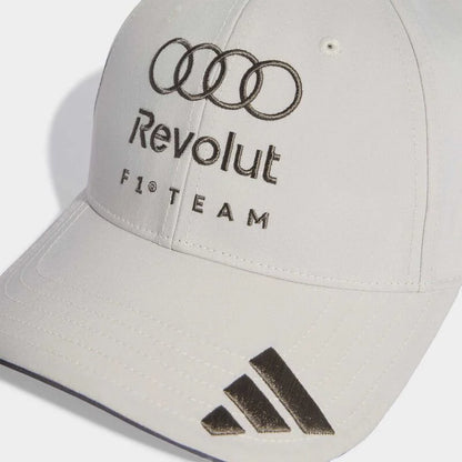 Audi F1 Team adidas 2026 Team Baseball Cap - Chalk Pearl