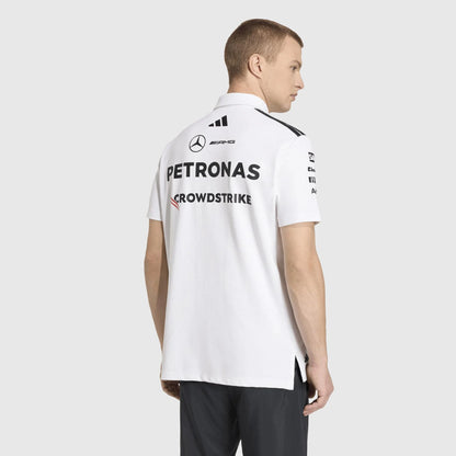Mercedes-AMG F1 adidas 2026 Team Engineers Polo - White