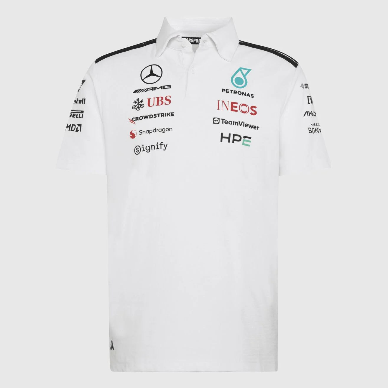 Mercedes-AMG F1 adidas 2026 Team Engineers Polo - White