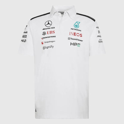 Mercedes-AMG F1 adidas 2026 Team Engineers Polo - White