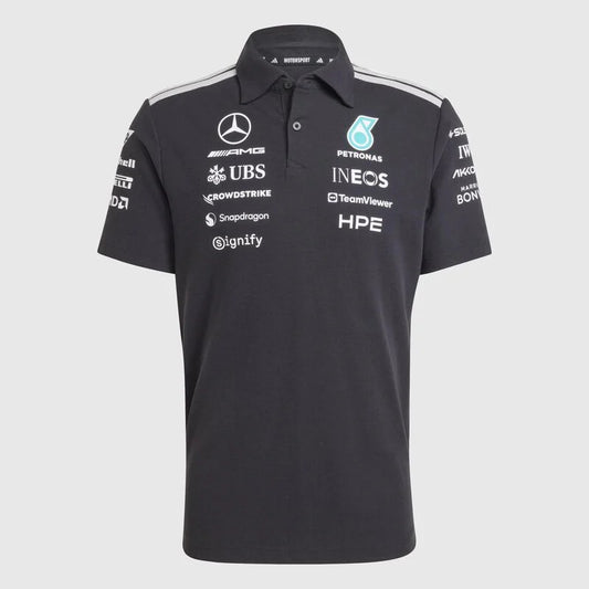 Mercedes-AMG F1 adidas 2026 Team Engineers Polo - Black