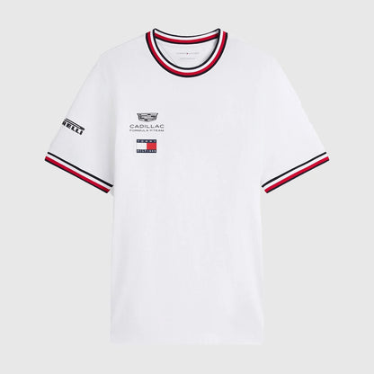 Cadillac F1 Team Tommy Hilfiger 2026 Team T-shirt - White