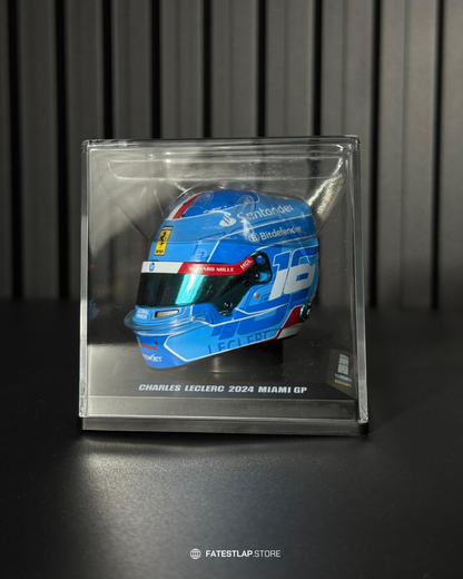 Scuderia Ferrari Charles Leclerc 2024 Miami GP 1:5 Model Helmet