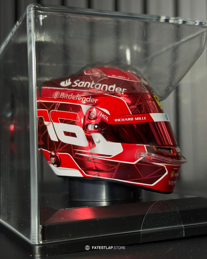 Scuderia Ferrari Charles Leclerc 2024 Singapore GP 1:5 Model Helmet