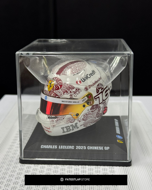Scuderia Ferrari Charles Leclerc 2025 China GP 1:5 Model Helmet