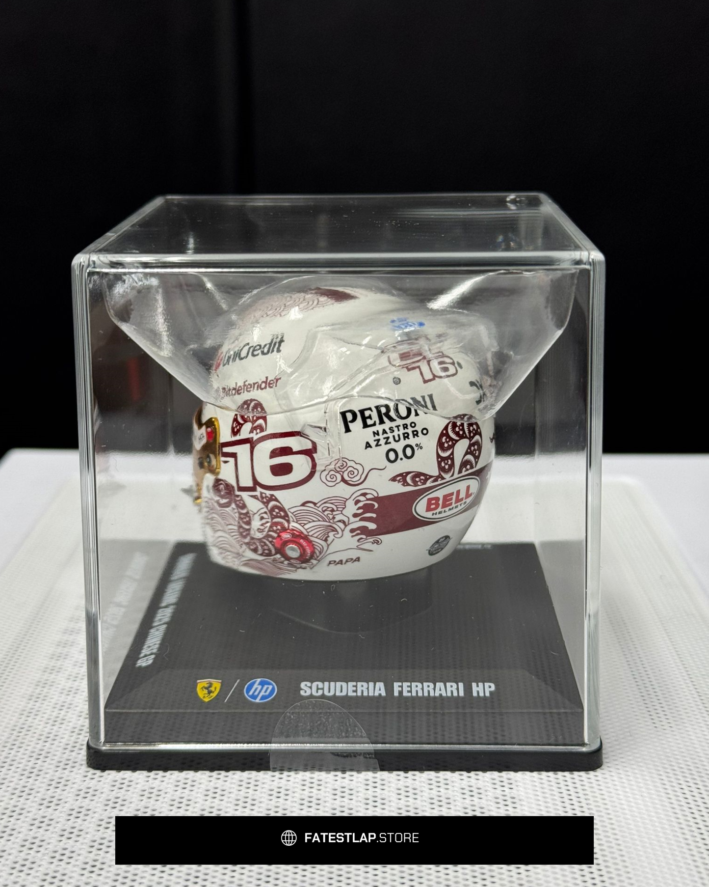 Scuderia Ferrari Charles Leclerc 2025 China GP 1:5 Model Helmet