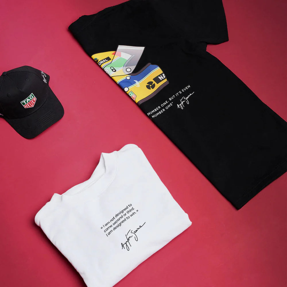 TAG Heuer x Senna Oversize Badge Tee - White