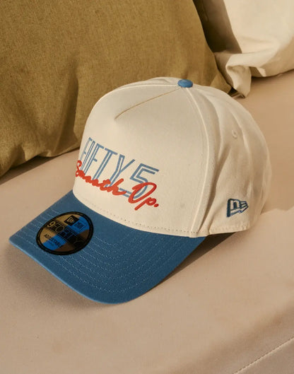 TEAM FIFTY5 Contrast Visor 9Forty Cap A-Frame - Chrome White