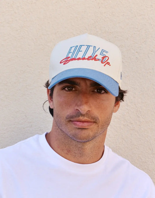 TEAM FIFTY5 Contrast Visor 9Forty Cap A-Frame - Chrome White