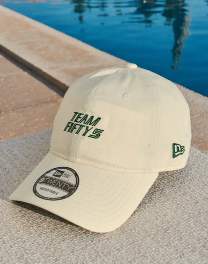 TEAM FIFTY5 9Twenty Cap - Chrome White