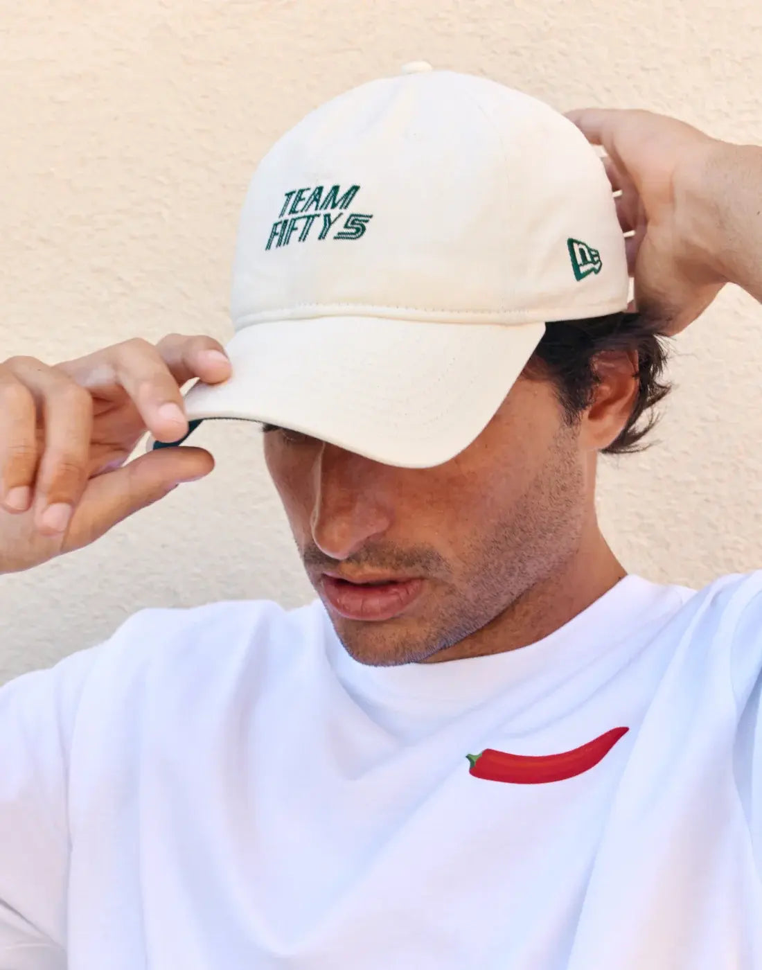 TEAM FIFTY5 9Twenty Cap - Chrome White