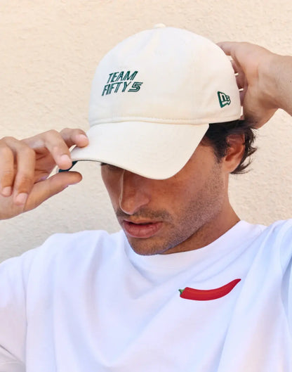 TEAM FIFTY5 9Twenty Cap - Chrome White