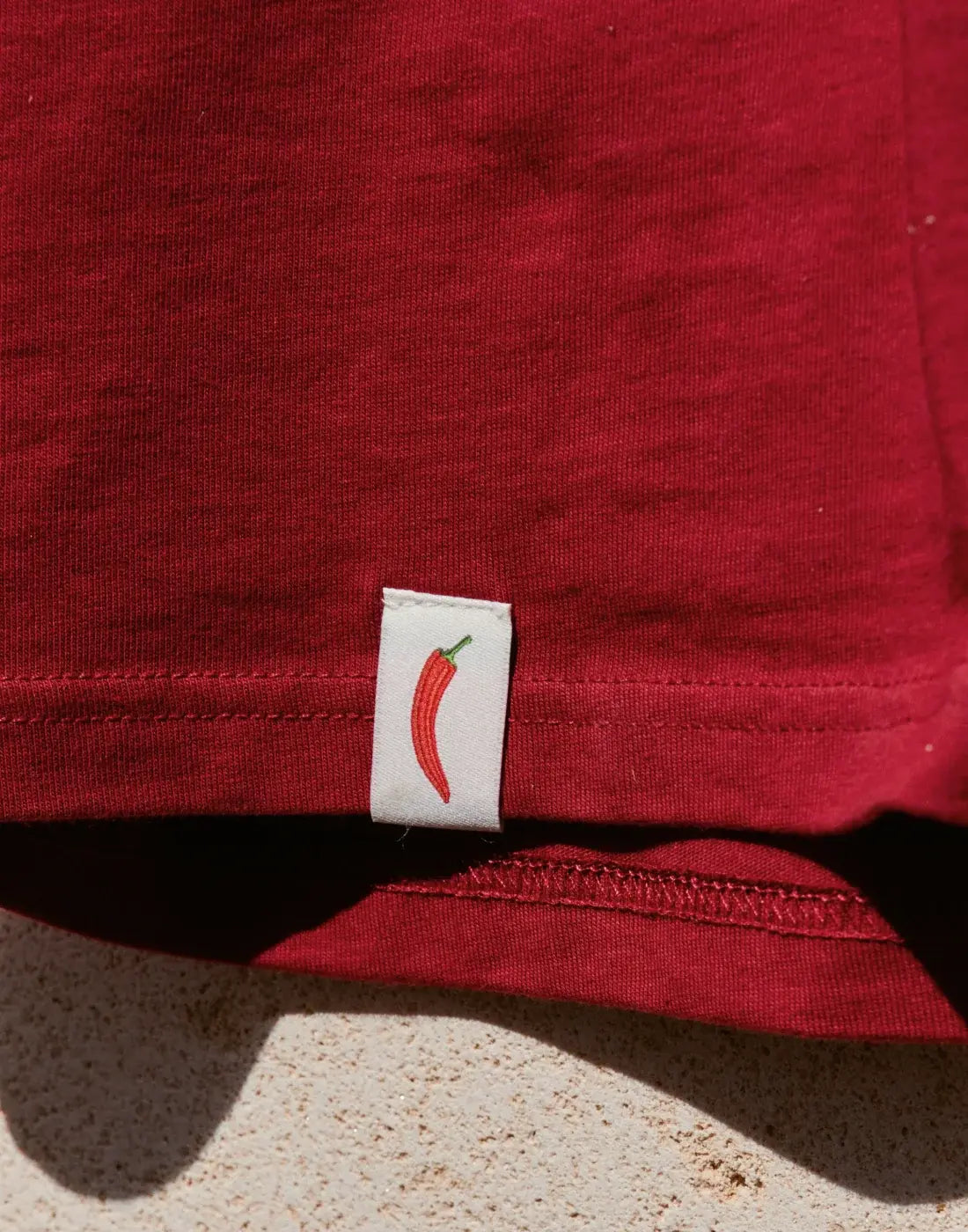 TEAM FIFTY5 Madrid Oversized Tee - Dark Red