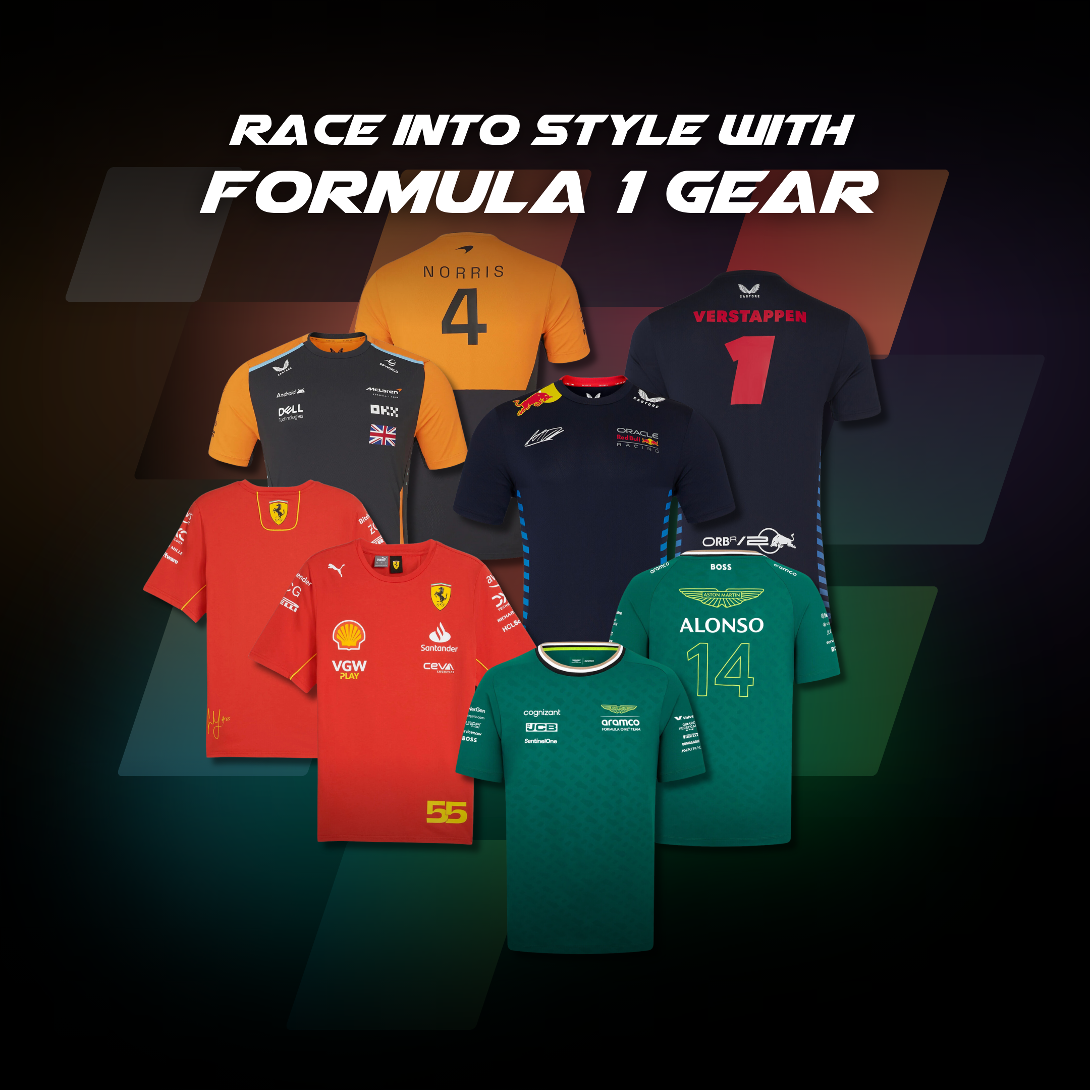 สินค้า Merchandise ทีม Formula 1® เสื้อ F1 ลิขสิทธิ์แท้ พร้อมส่งจากไทย