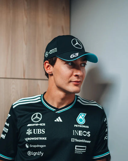 Mercedes-AMG F1 adidas 2025 Team George Russell Driver Cap - Black
