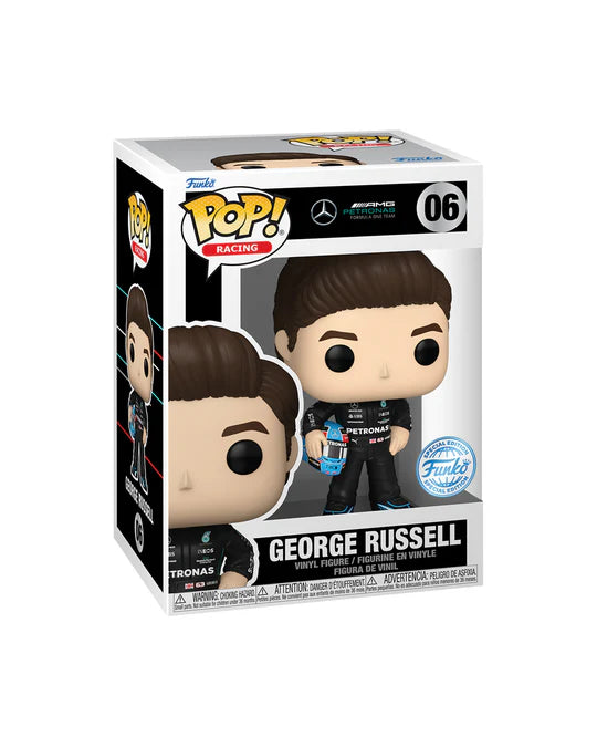 Mercedes AMG Petronas F1 GEORGE RUSSELL WITH HELMET FUNKO POP!