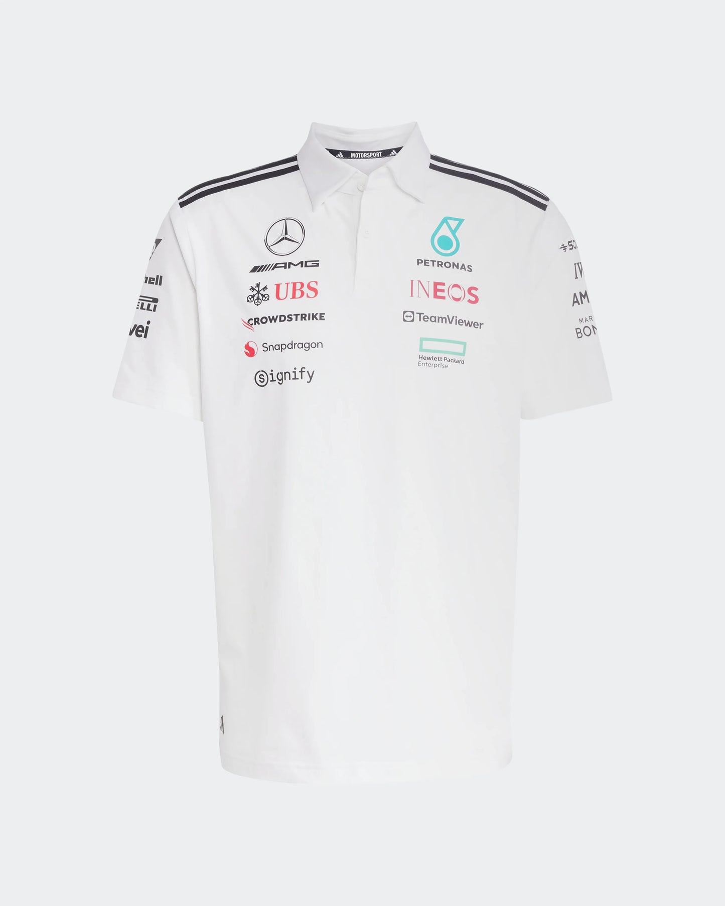 Mercedes-AMG F1 2025 Team Polo  - White