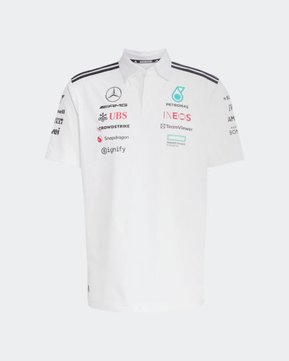 Mercedes-AMG F1 2025 Team Polo  - White