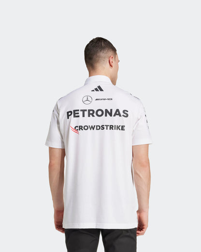 Mercedes-AMG F1 2025 Team Polo  - White