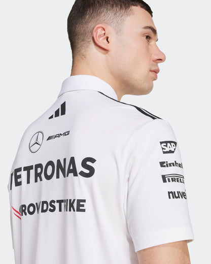 Mercedes-AMG F1 2025 Team Polo  - White