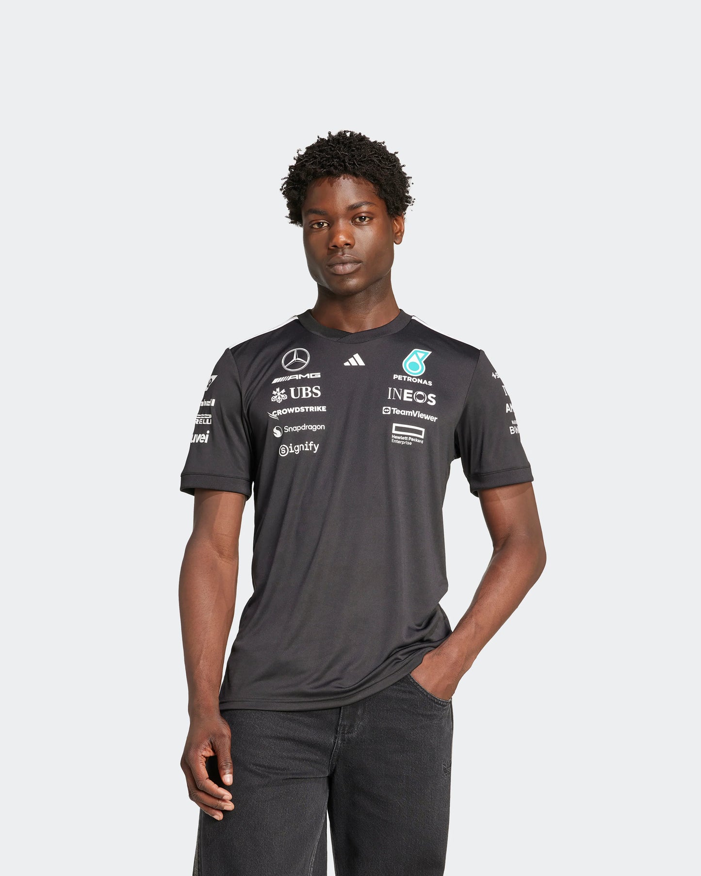 Mercedes-AMG F1 2025 Team Driver Jersey  - Black