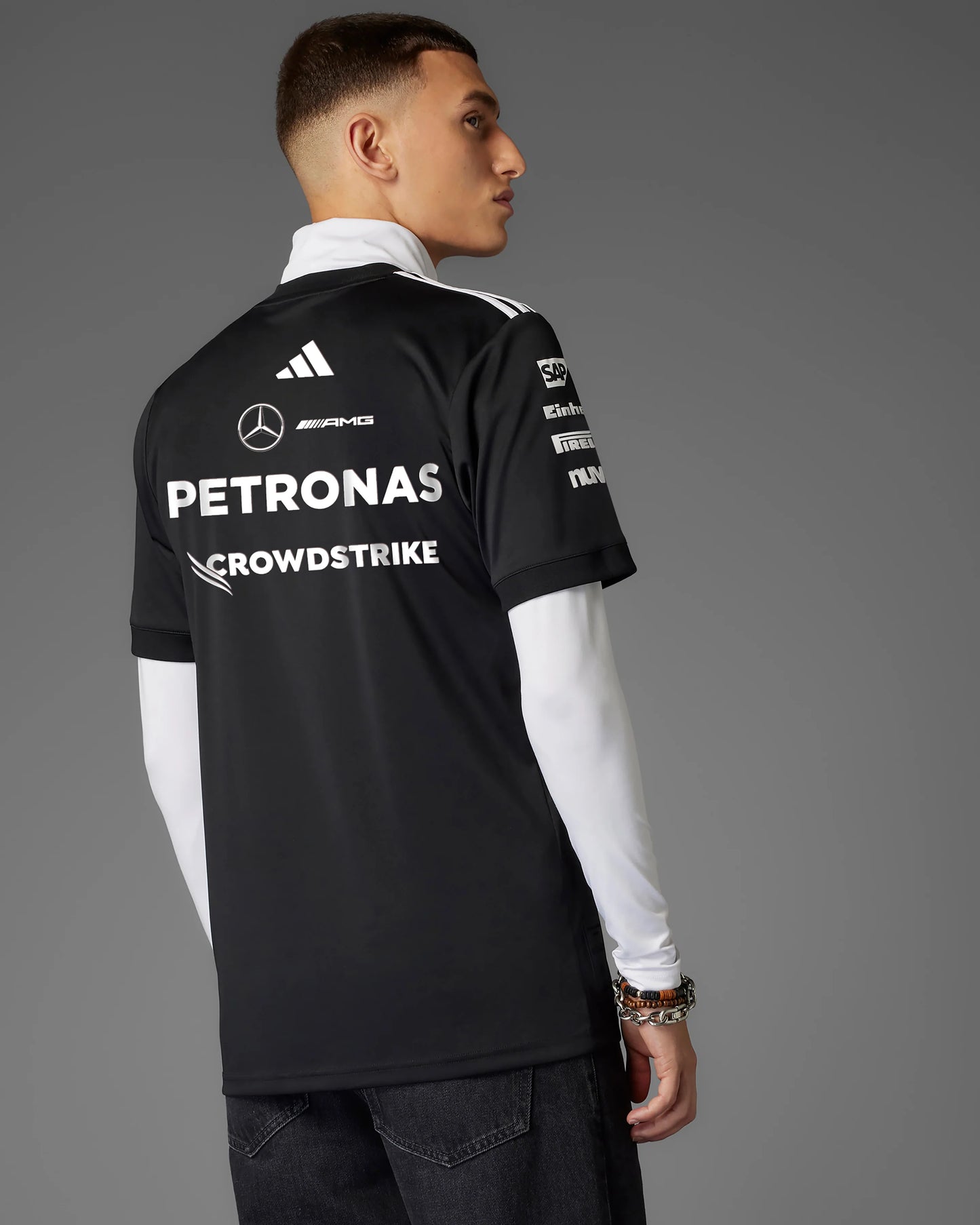 Mercedes-AMG F1 2025 Team Driver Jersey  - Black