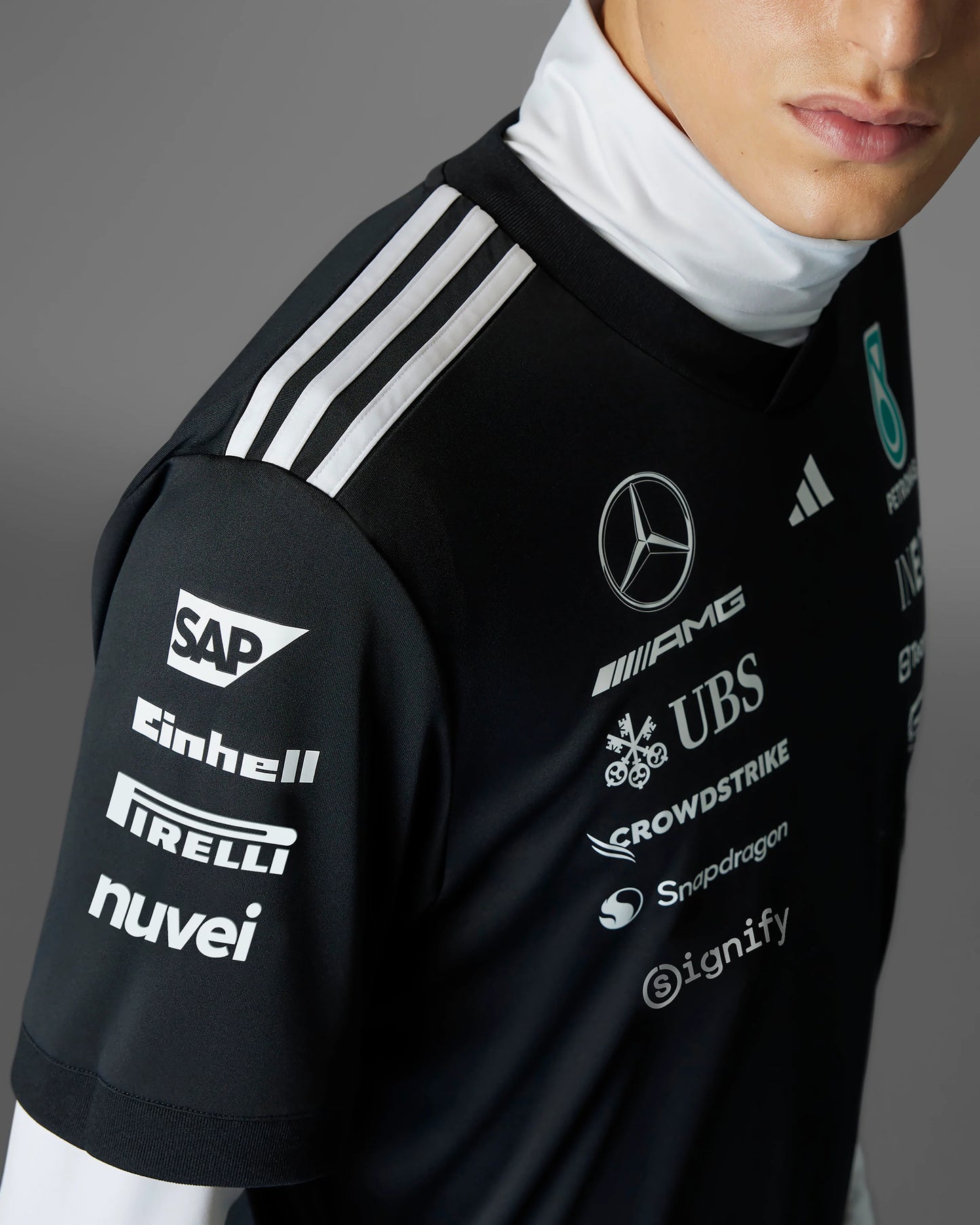 Mercedes-AMG F1 2025 Team Driver Jersey  - Black