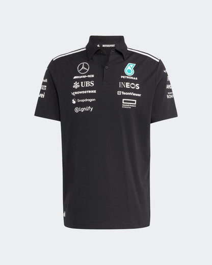 Mercedes-AMG F1 2025 Team Polo  - Black