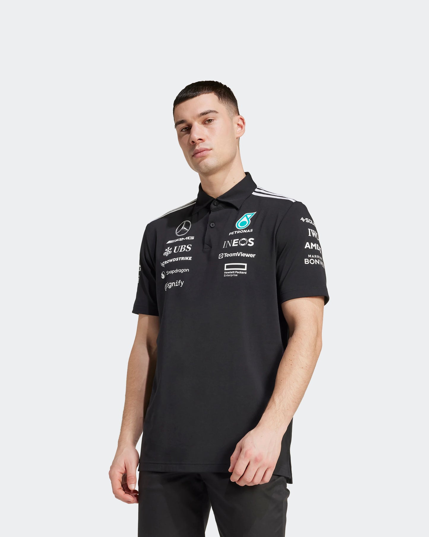 Mercedes-AMG F1 2025 Team Polo  - Black