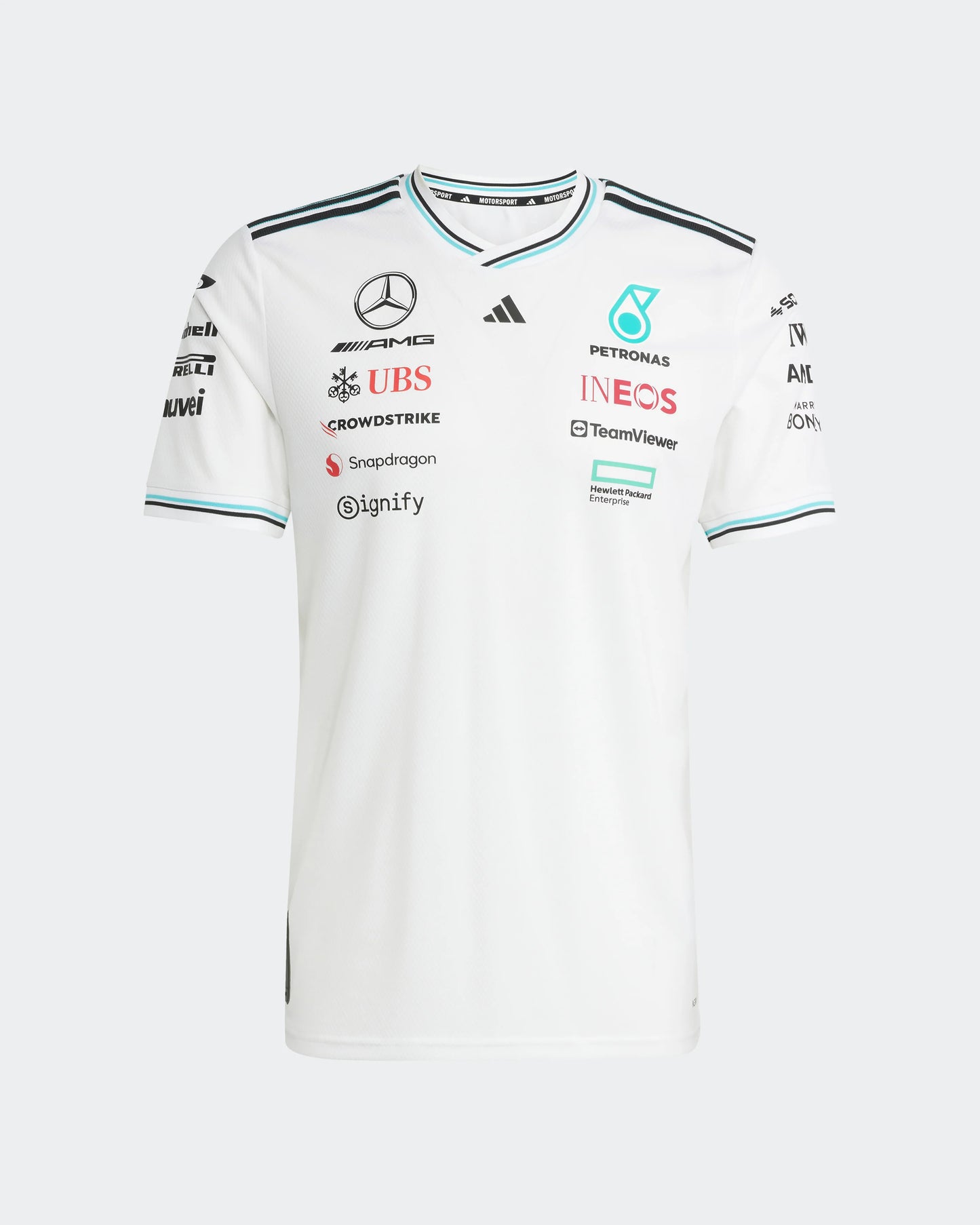 Mercedes-AMG F1 2025 Team Driver Jersey Authentic - White