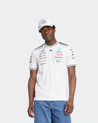 Mercedes-AMG F1 2025 Team Driver Jersey Authentic - White