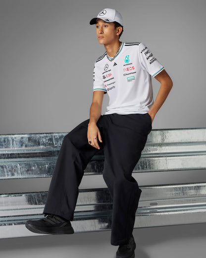 Mercedes-AMG F1 2025 Team Driver Jersey Authentic - White